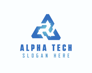 Tech Web3 Triangle logo design