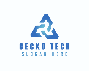 Tech Web3 Triangle logo design