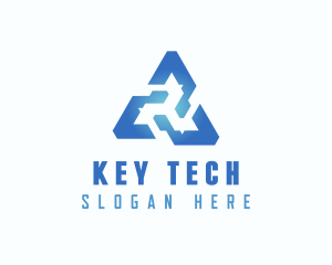 Tech Web3 Triangle logo design