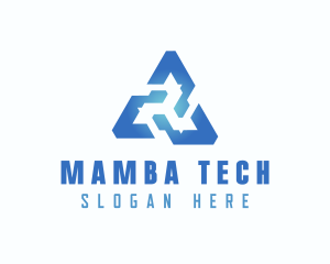 Tech Web3 Triangle logo design