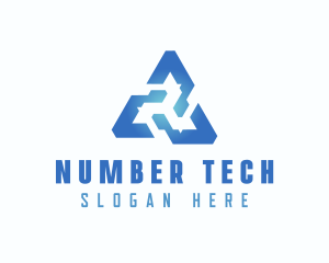 Tech Web3 Triangle logo design