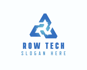 Tech Web3 Triangle logo design