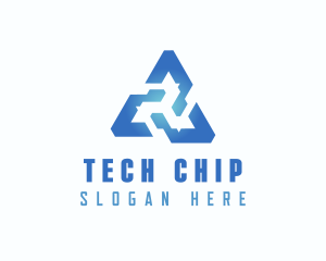 Tech Web3 Triangle logo design