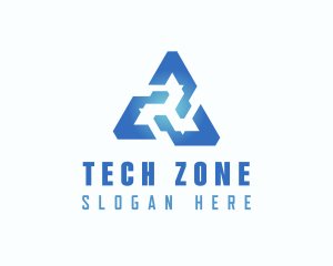 Tech Web3 Triangle logo design