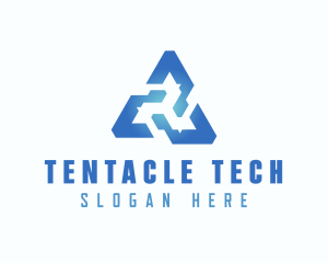 Tech Web3 Triangle logo design