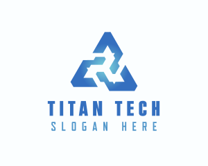 Tech Web3 Triangle logo design