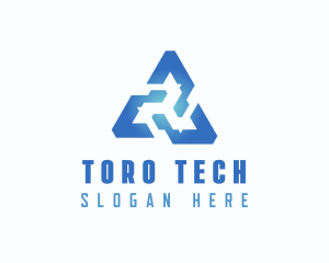 Tech Web3 Triangle logo design