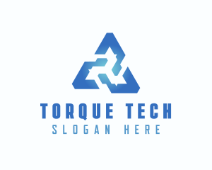 Tech Web3 Triangle logo design