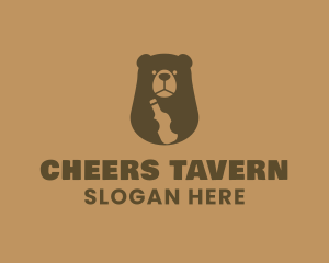 Bar - Beer Bear Bar logo design