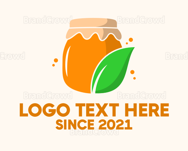 Organic Honey Jar Logo