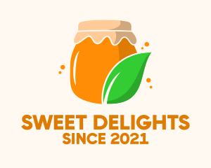 Organic Honey Jar  logo design