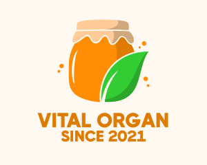 Organic Honey Jar  logo design