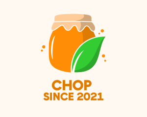 Vegan - Organic Honey Jar logo design