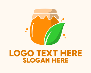 Organic Honey Jar  Logo
