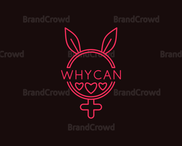 Seductive Bunny Headband Logo