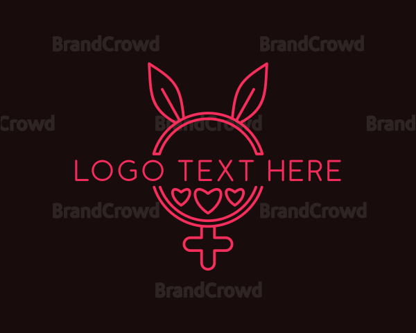 Seductive Bunny Headband Logo