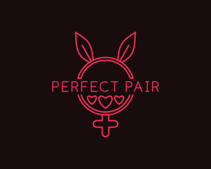 Matchmaking - Seductive Bunny Headband logo design