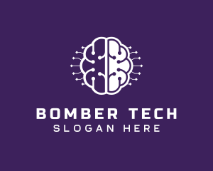 Digital Tech Brain Intelligence logo design