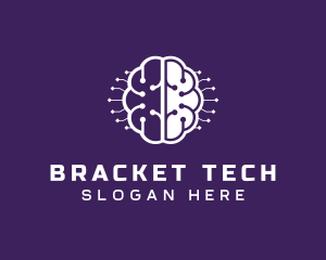 Digital Tech Brain Intelligence logo design