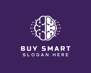 Digital Tech Brain Intelligence logo design