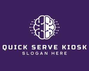 Digital Tech Brain Intelligence logo design