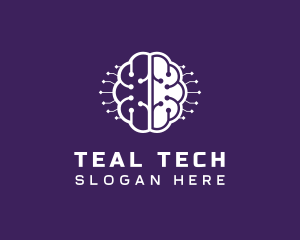 Digital Tech Brain Intelligence logo design