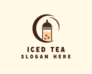 Milk Tea Drink  logo design