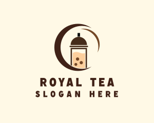 Milk Tea Drink  logo design