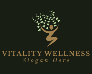 Natural Wellness Tree logo design