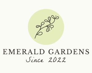 Nature Garden Leaf logo design