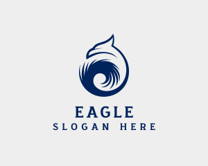 Falcon Bird Feather Logo