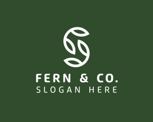 Fern - Natural Organic Leaf logo design