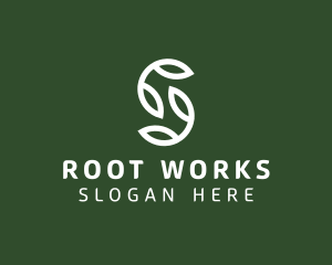 Root - Natural Organic Leaf logo design