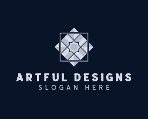 Interior Design Tile Flooring logo design