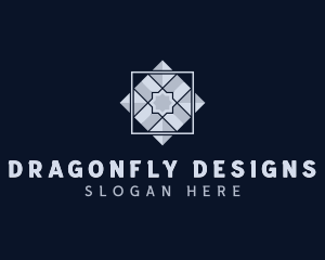 Interior Design Tile Flooring logo design