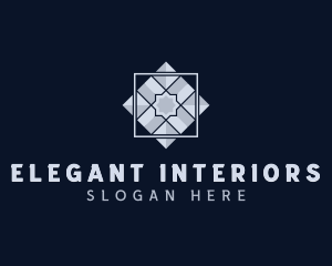 Interior Design Tile Flooring logo design