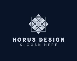 Interior Design Tile Flooring logo design