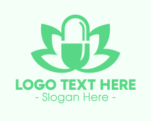 Marijuana Leaf - Medical Marijuana Drug logo design