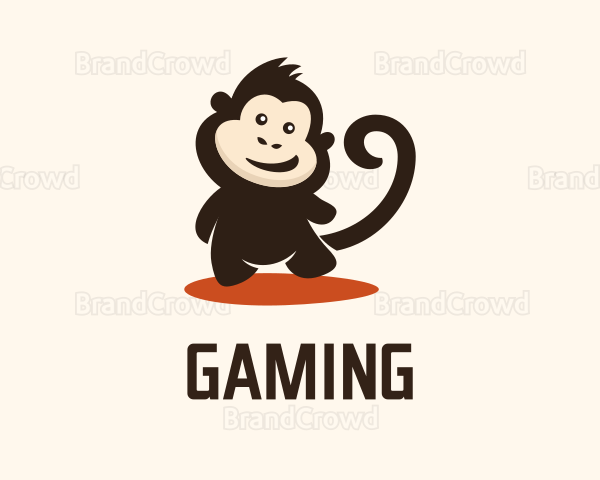 Happy Baby Monkey Logo