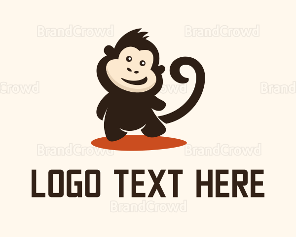 Happy Baby Monkey Logo