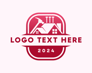 Service - Roofing Carpenter Tools logo design