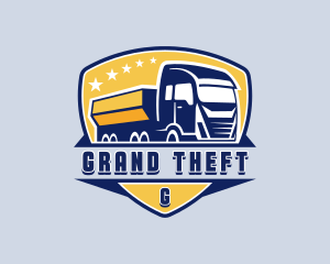 Dump Truck Transport Logo