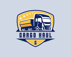 Dump Truck Transport logo design