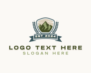 Mountain Trekking Adventure  Logo