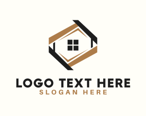 Loft - House Roof Broker logo design