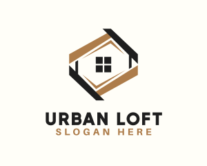 Loft - House Roof Broker logo design