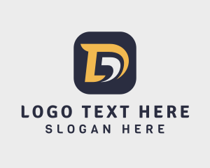 App Programming Letter D Logo
