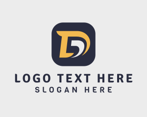 Corporation - App Programming Letter D logo design