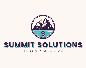 Outdoor Mountain Travel logo design