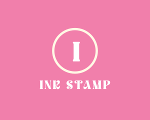 Feminine Cute Stamp logo design